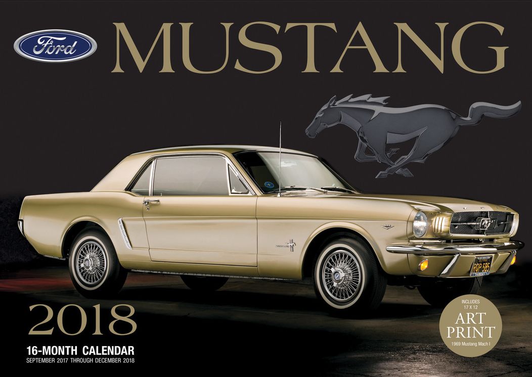 2018 Ford Mustang Wall Calendar
