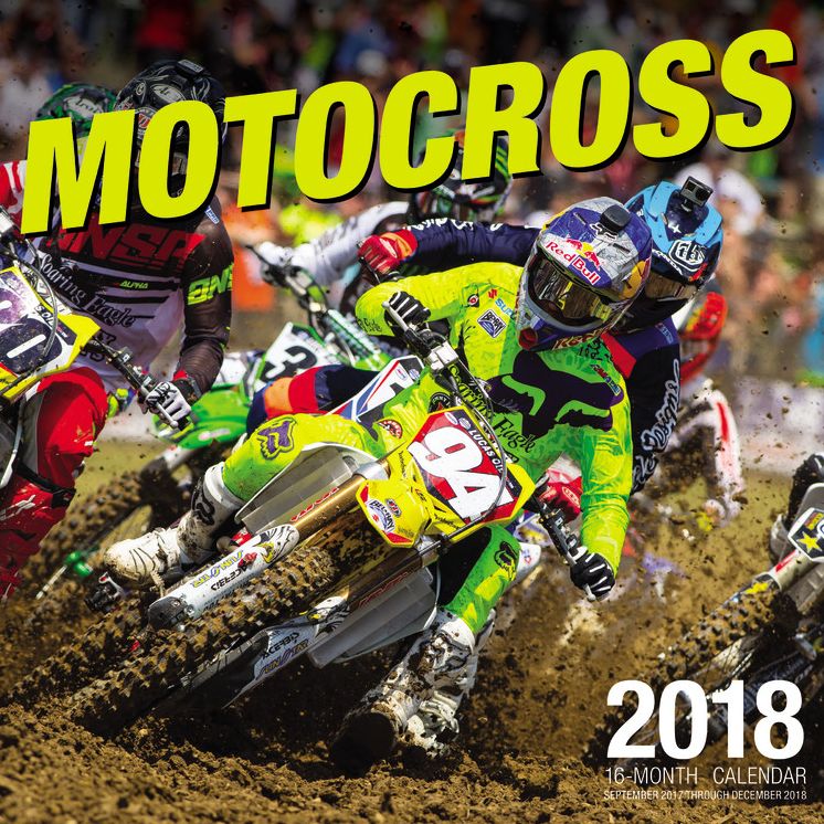 2018 Motocross Wall Calendar