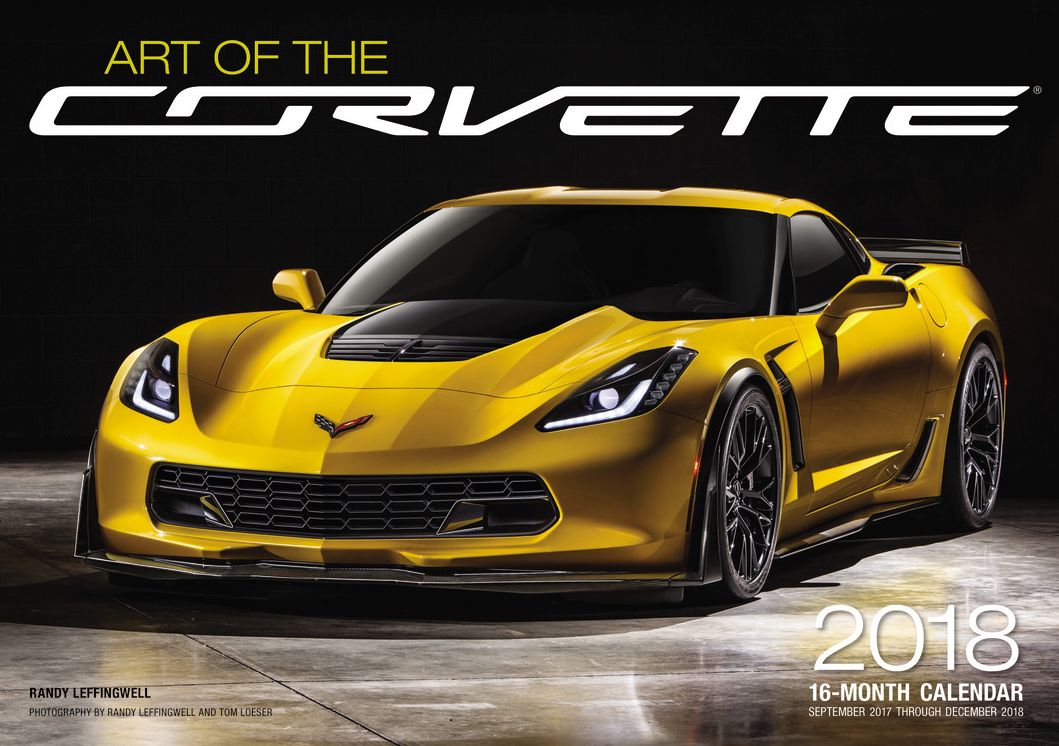 2018 Art of the Corvette Wall Calendar