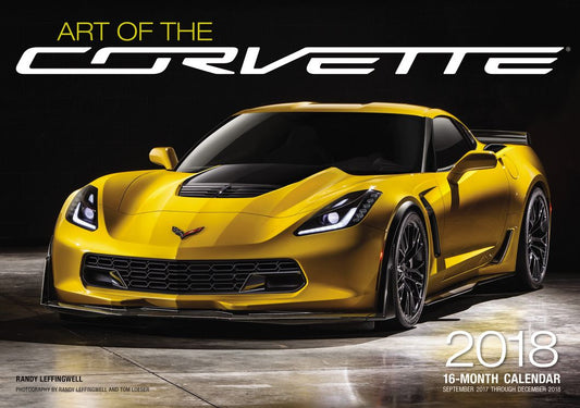 2018 Art of the Corvette Wall Calendar