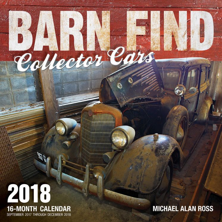 2018 Barn Find Collector Cars Wall Calendar