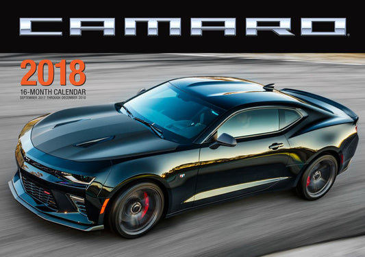 2018 Camaro Wall Calendar