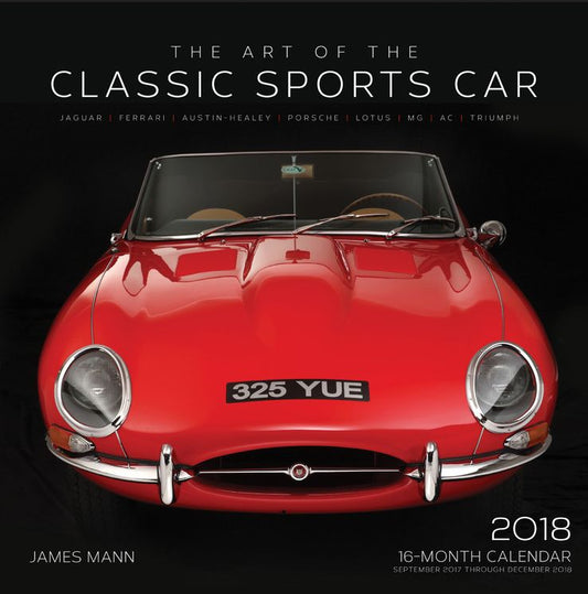 2018 Art of the Classic Sports Car Wall Calendar
