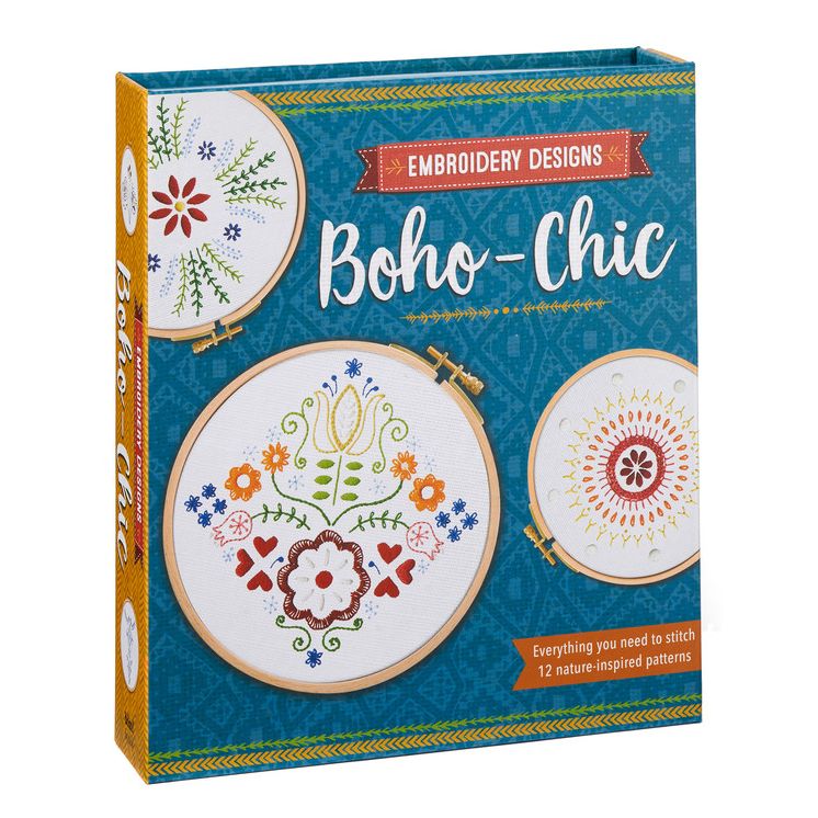 Boho-Chic: Everything You Need to Stitch 12 Nature-Inspired Patterns