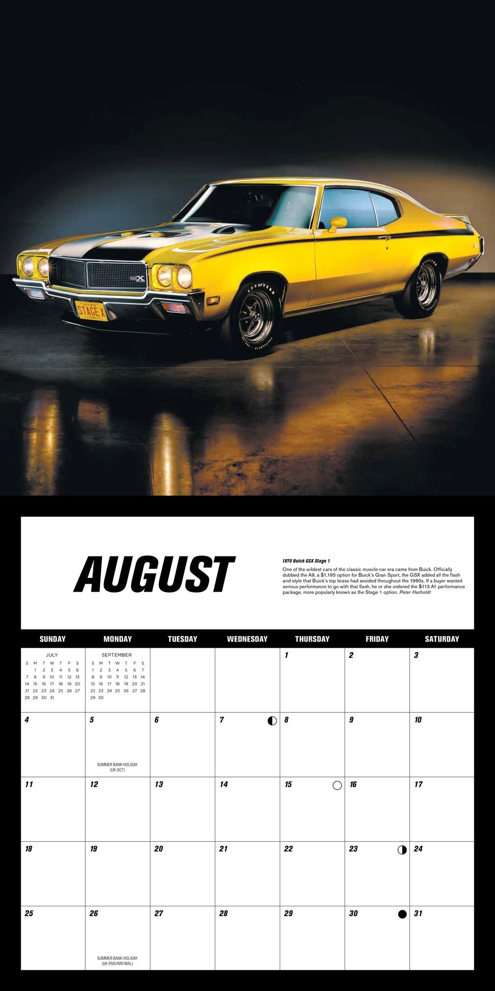 American Muscle Cars 2019: 16-Month Calendar Includes September 2018 Through December 2019