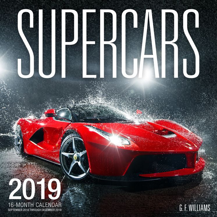 Supercars 2019: 16 Month Calendar Includes September 2018 Through December 2019