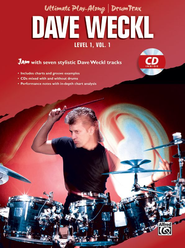 Ultimate Play-Along Drum Trax Dave Weckl, Level 1, Vol 1: Jam with Seven Stylistic Dave Weckl Tracks, Book & CD