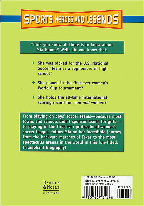 Mia Hamm (Sports Heroes and Legends Series)
