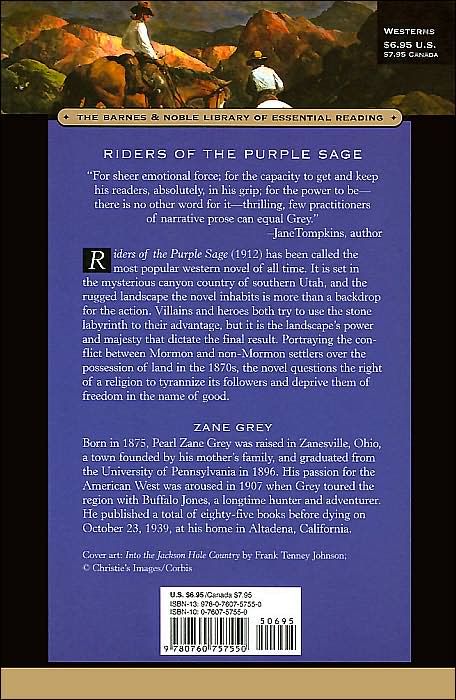 Riders of the Purple Sage (Barnes & Noble Library of Essential Reading)