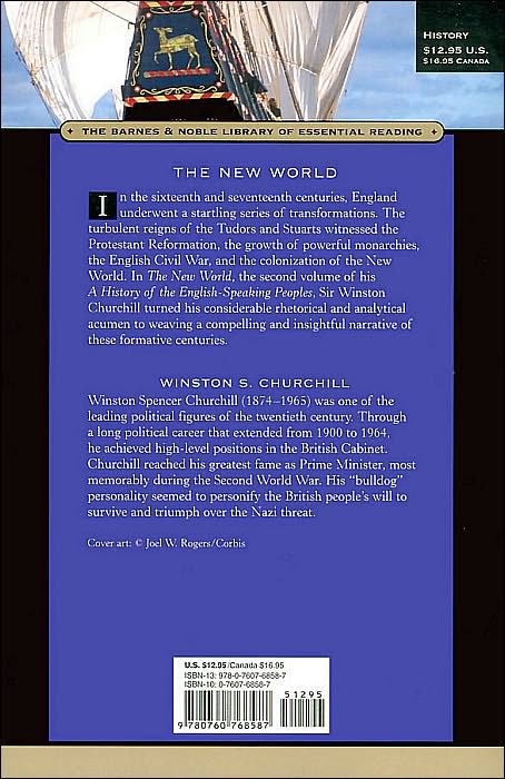A History of the English Speaking Peoples, Volume 2 - The New World (Barnes & Noble Library of Essential Reading)