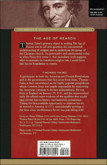 The Age of Reason (Barnes & Noble Library of Essential Reading)