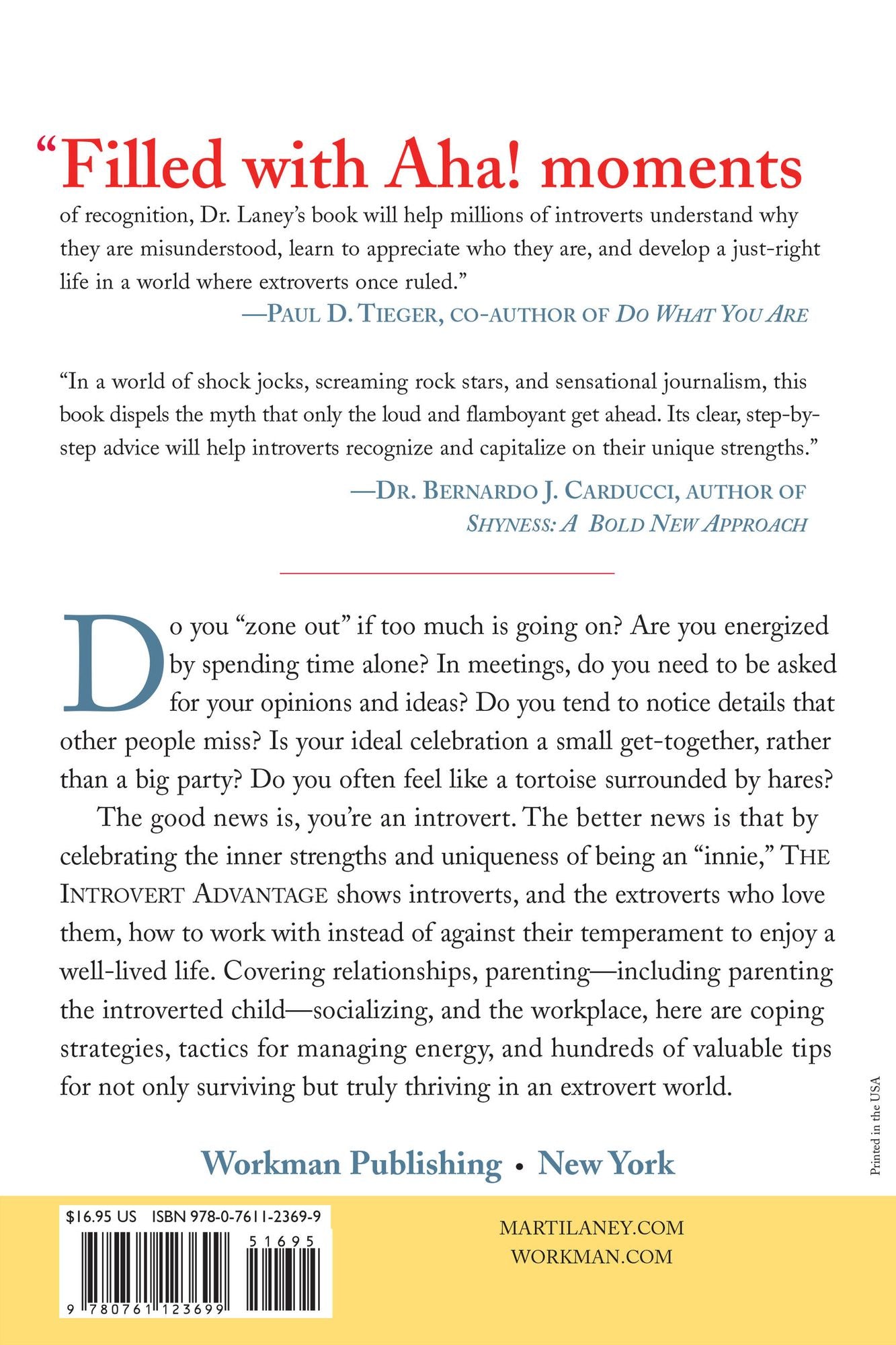 The Introvert Advantage: Making the Most of Your Inner Strengths