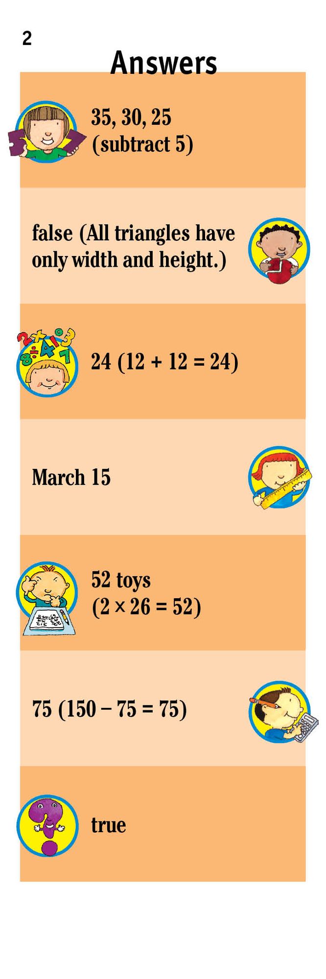 Brain Quest Grade 2 Math