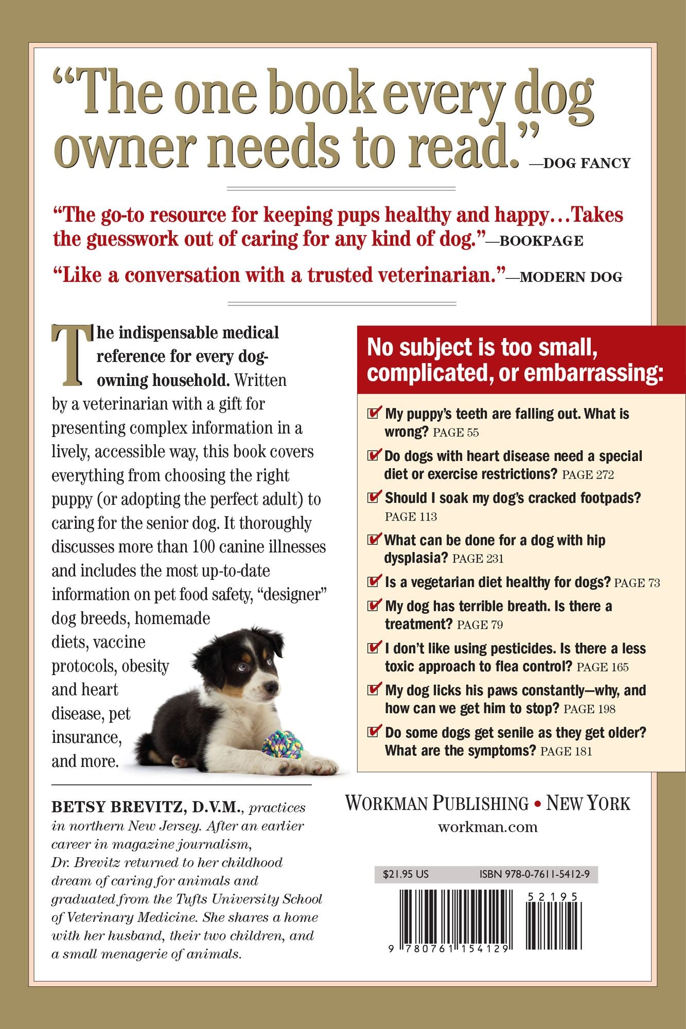 The Complete Healthy Dog Handbook: The Definitive Guide to Keeping Your Pet Happy, Healthy & Active Through Every Stage of Life