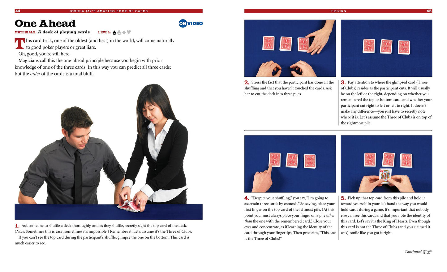 Joshua Jay's Amazing Book of Cards: Tricks, Shuffles, Stunts & Hustles Plus Bets You Can't Lose