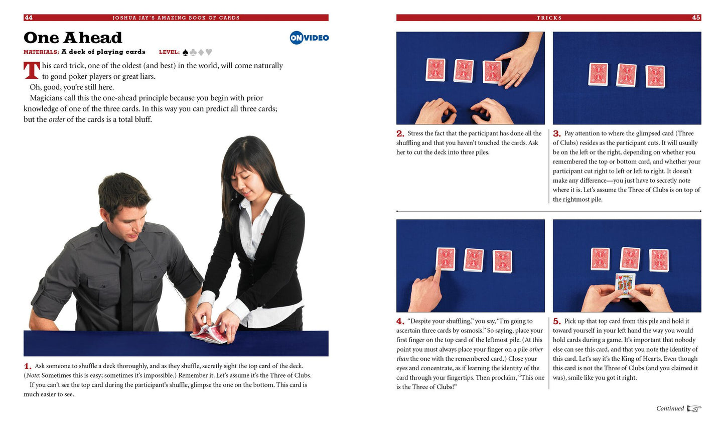 Joshua Jay's Amazing Book of Cards: Tricks, Shuffles, Stunts & Hustles Plus Bets You Can't Lose