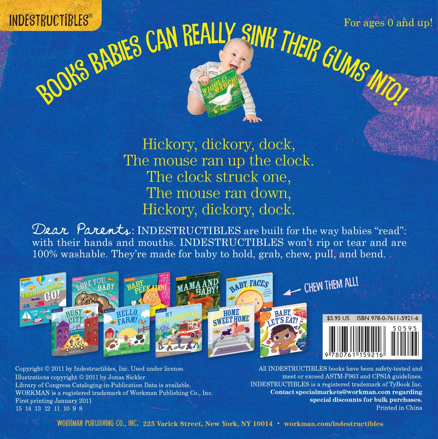 Hickory Dickory Dock (Indestructibles Series)