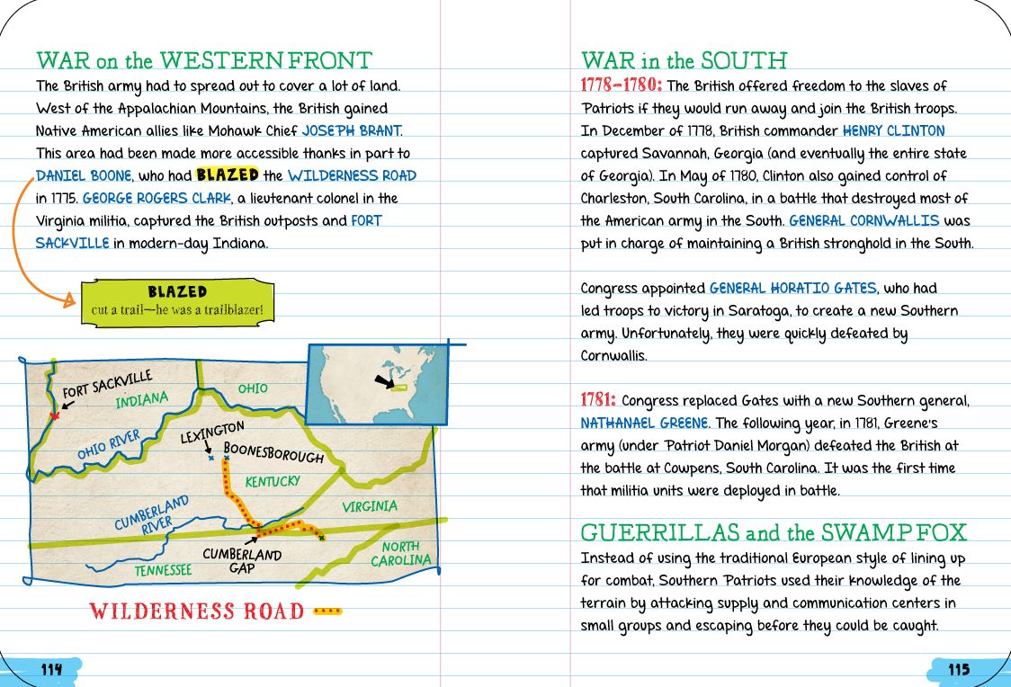 Everything You Need to Ace American History in One Big Fat Notebook: The Complete Middle School Study Guide