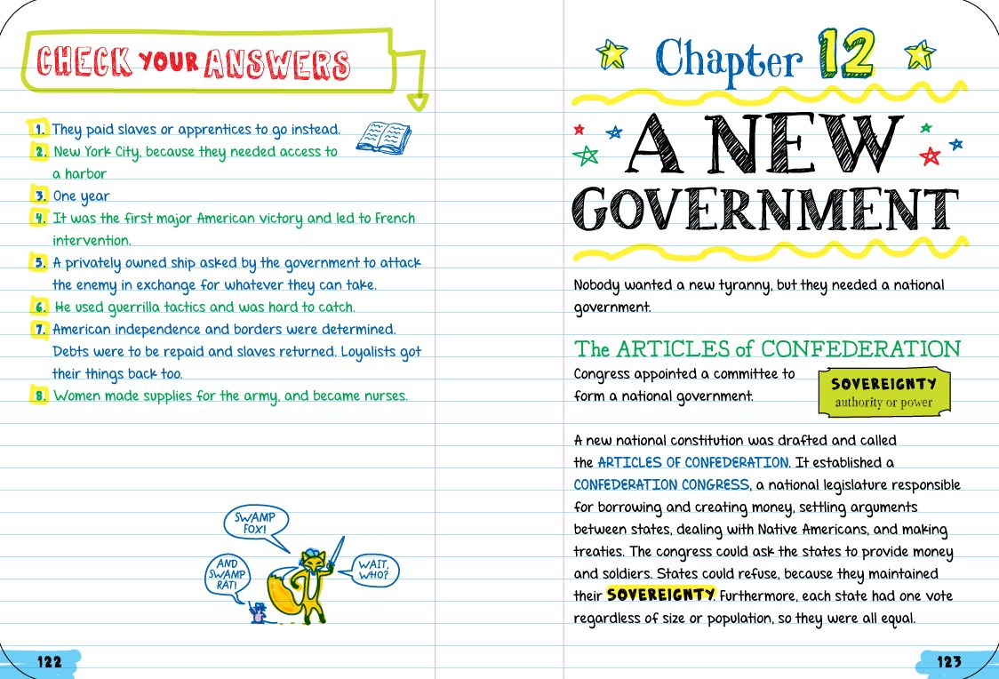 Everything You Need to Ace American History in One Big Fat Notebook: The Complete Middle School Study Guide