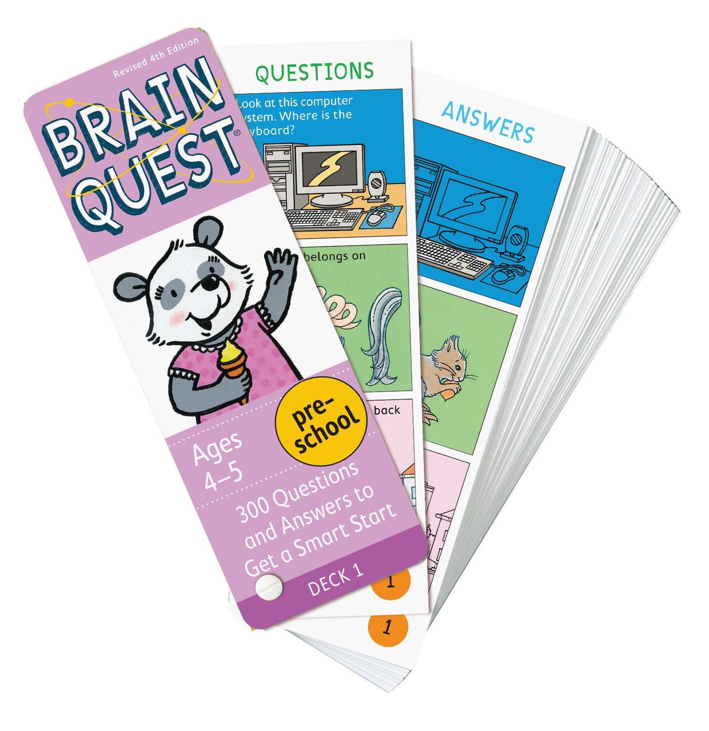 Brain Quest Preschool, revised 4th edition: 300 Questions and Answers to Get a Smart Start