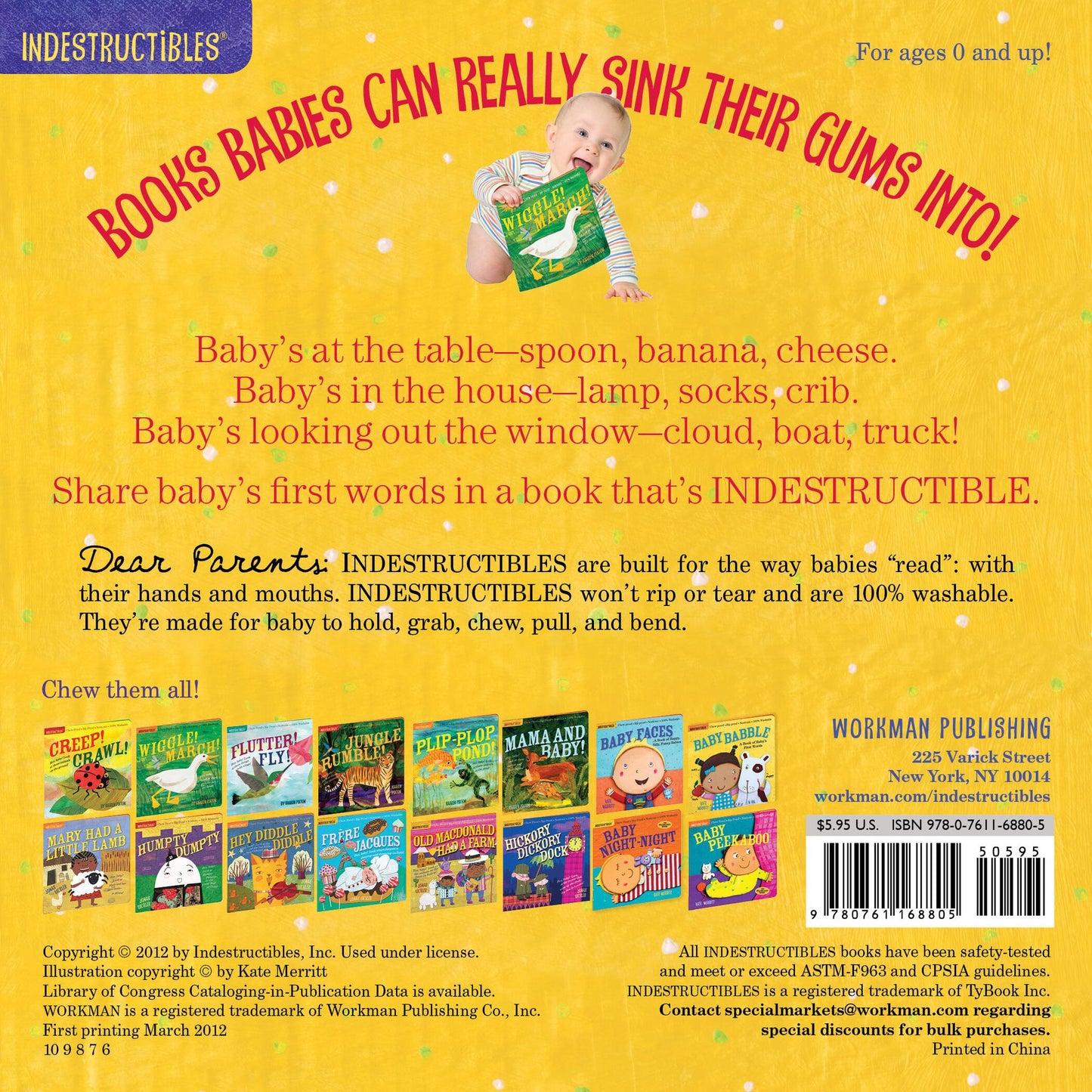 Baby Babble (Indestructibles Series)