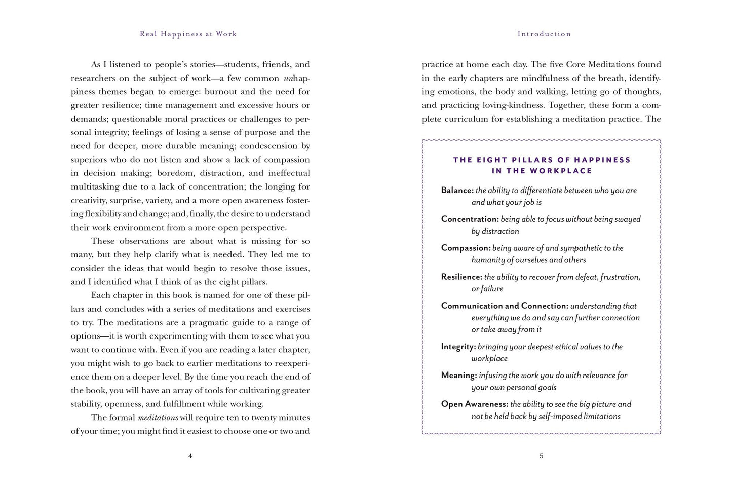Real Happiness at Work: Meditations for Accomplishment, Achievement, and Peace