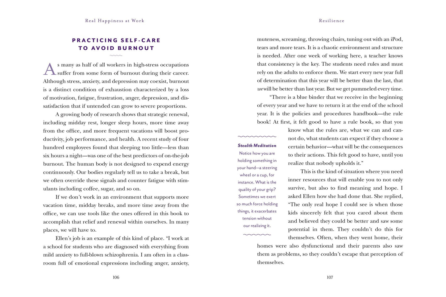 Real Happiness at Work: Meditations for Accomplishment, Achievement, and Peace