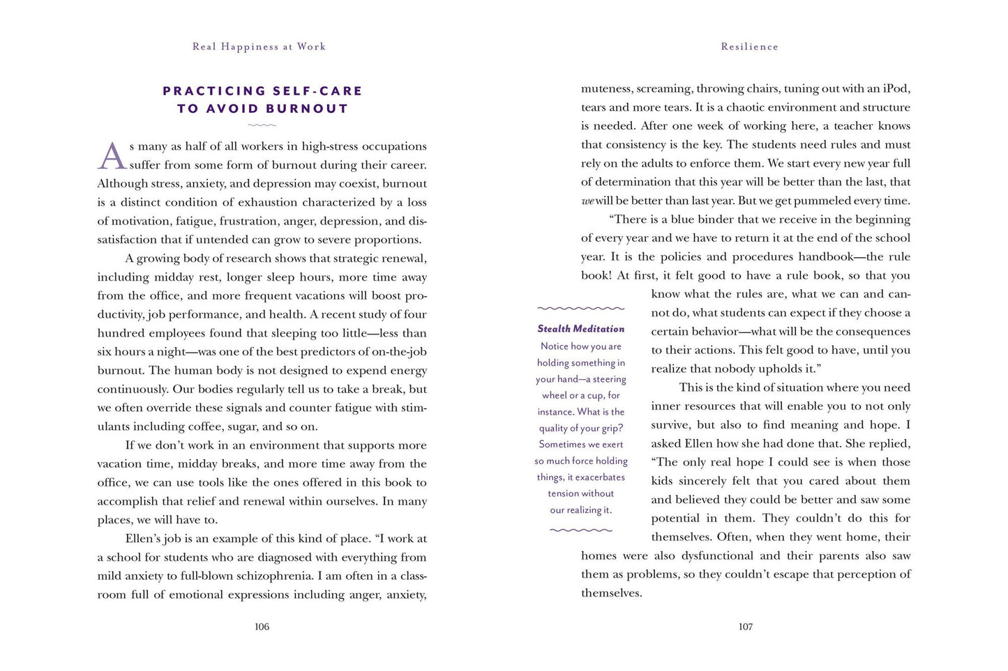 Real Happiness at Work: Meditations for Accomplishment, Achievement, and Peace