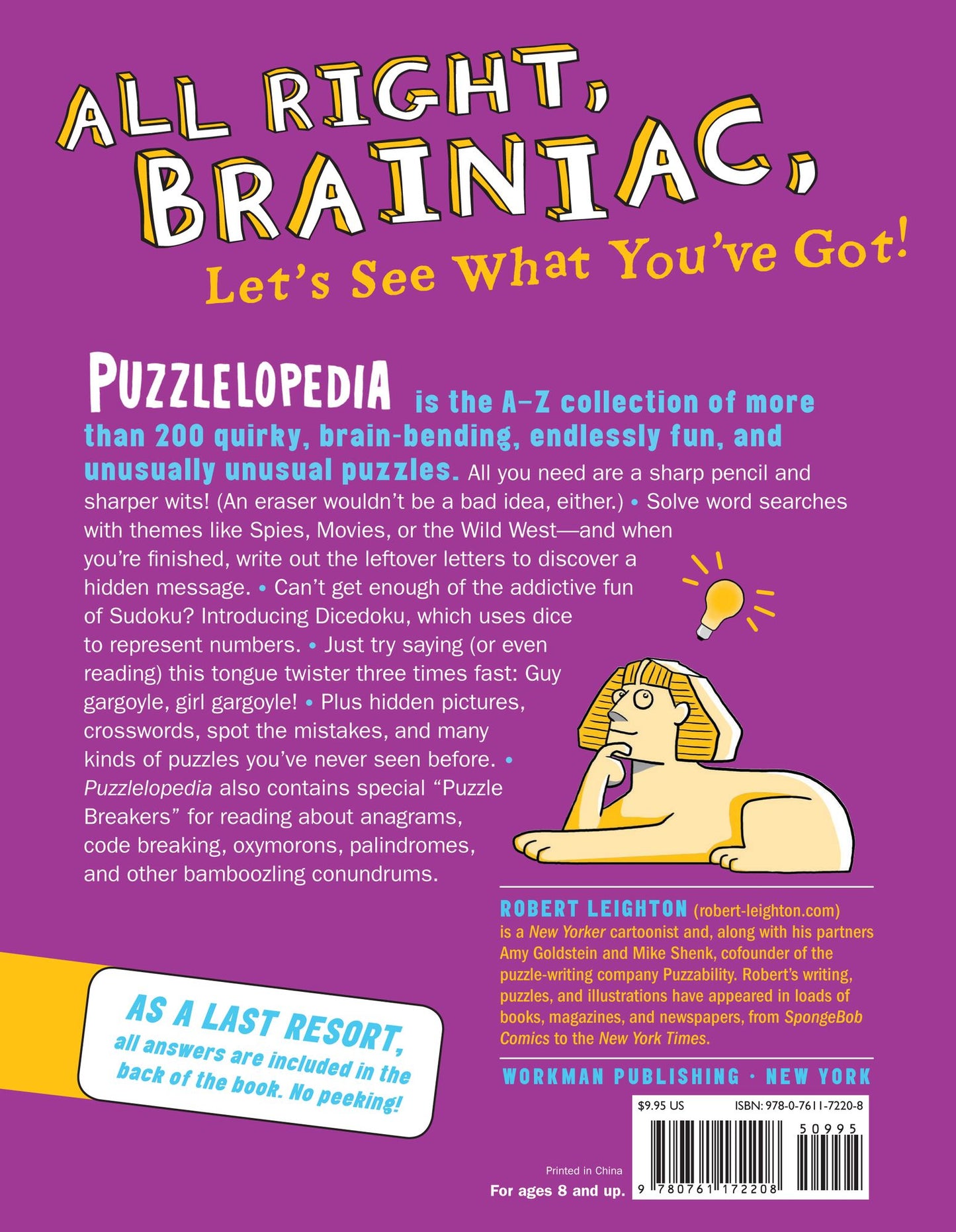 Puzzlelopedia: Mind-Bending, Brain-Teasing Word Games, Picture Puzzles, Mazes, and More! (Kids Activity Book)