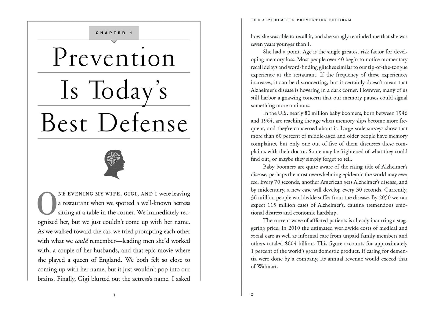 The Alzheimer's Prevention Program: Keep Your Brain Healthy for the Rest of Your Life