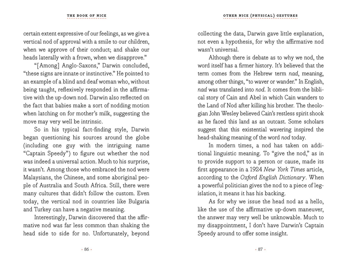 The Book of Nice: A Nice Book About Nice Things for Nice People