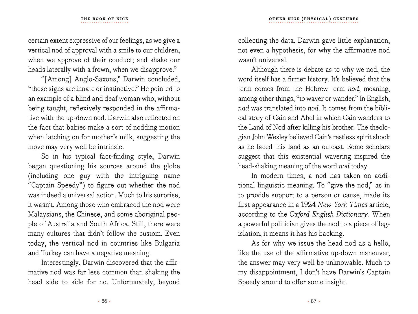 The Book of Nice: A Nice Book About Nice Things for Nice People