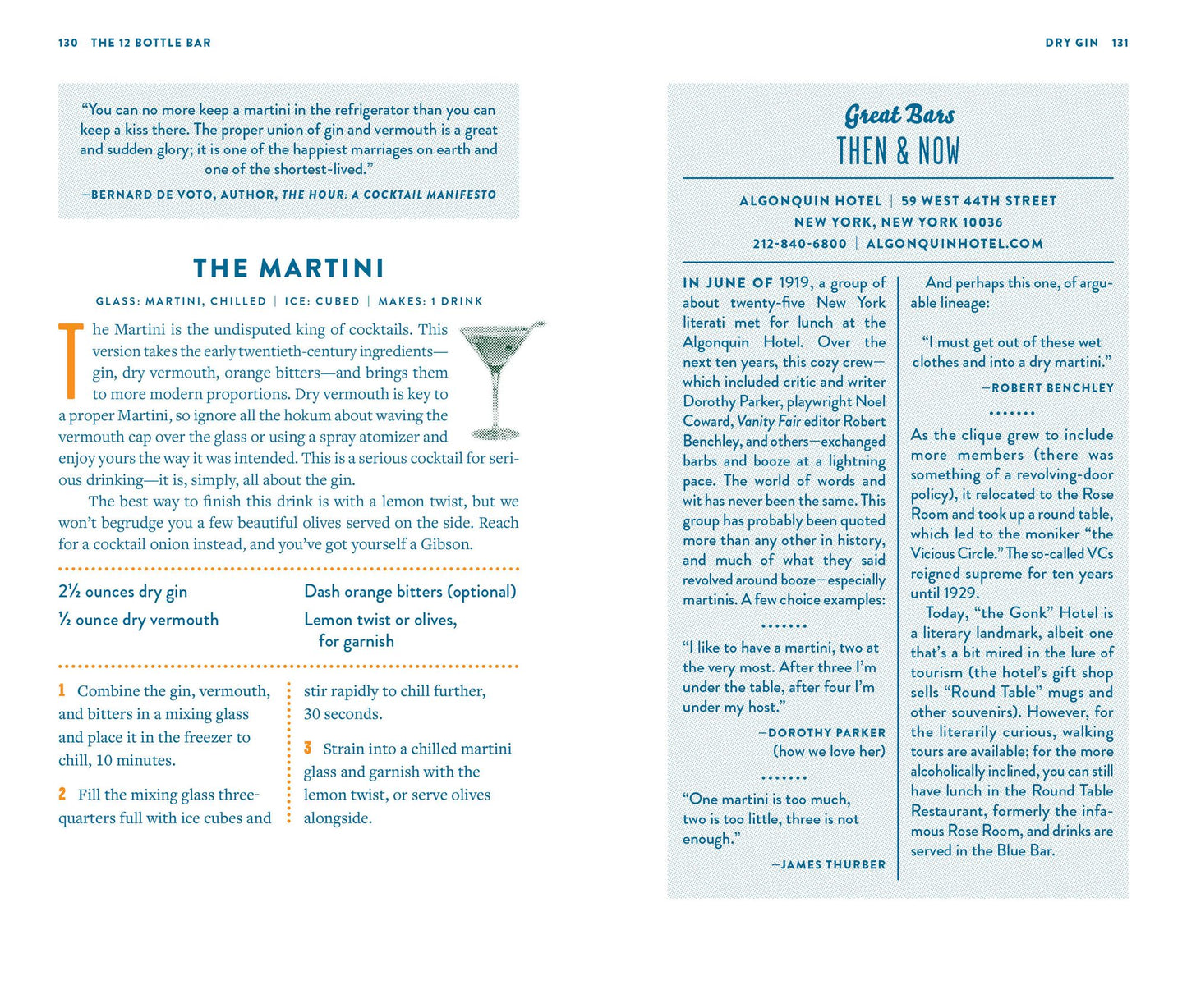 The 12 Bottle Bar: Make Hundreds of Cocktails with Just Twelve Bottles