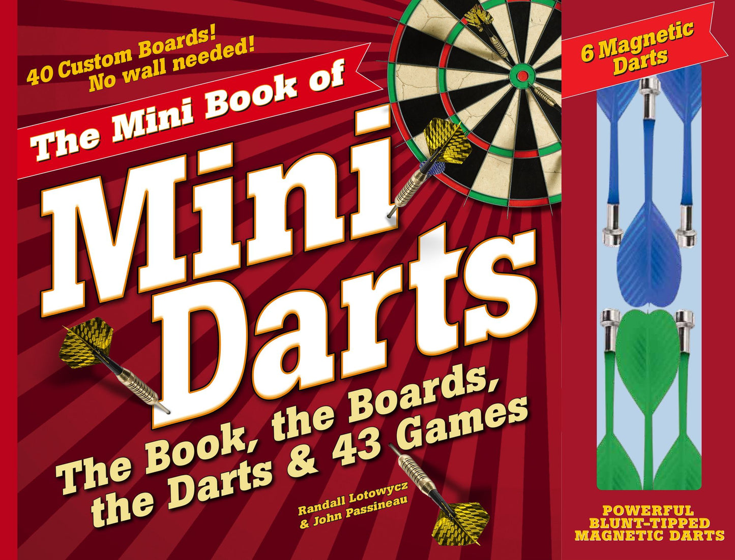 The Mini Book of Mini Darts: The Book, the Boards, the Darts, and 43 Games