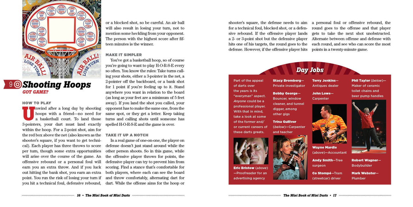 The Mini Book of Mini Darts: The Book, the Boards, the Darts, and 43 Games