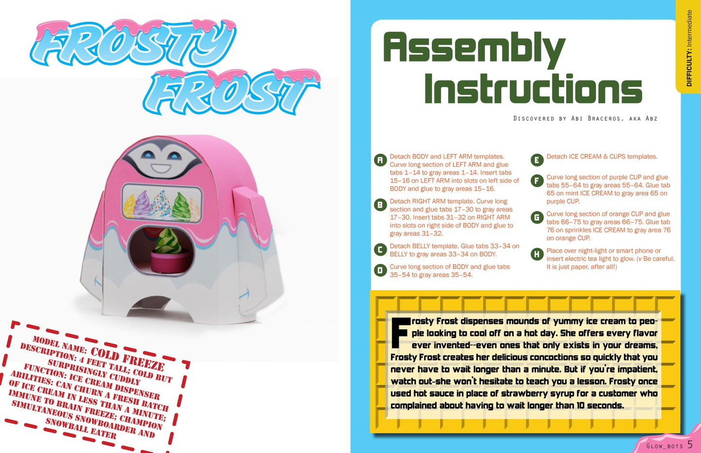 Papertoy Glowbots: 46 Glowing Robots You Can Make Yourself!