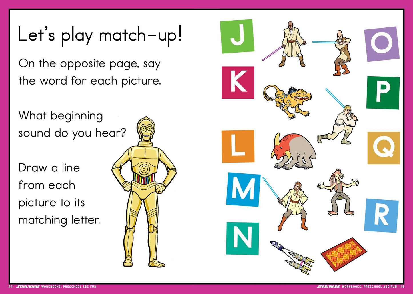 Star Wars Workbook: Preschool ABC Fun!