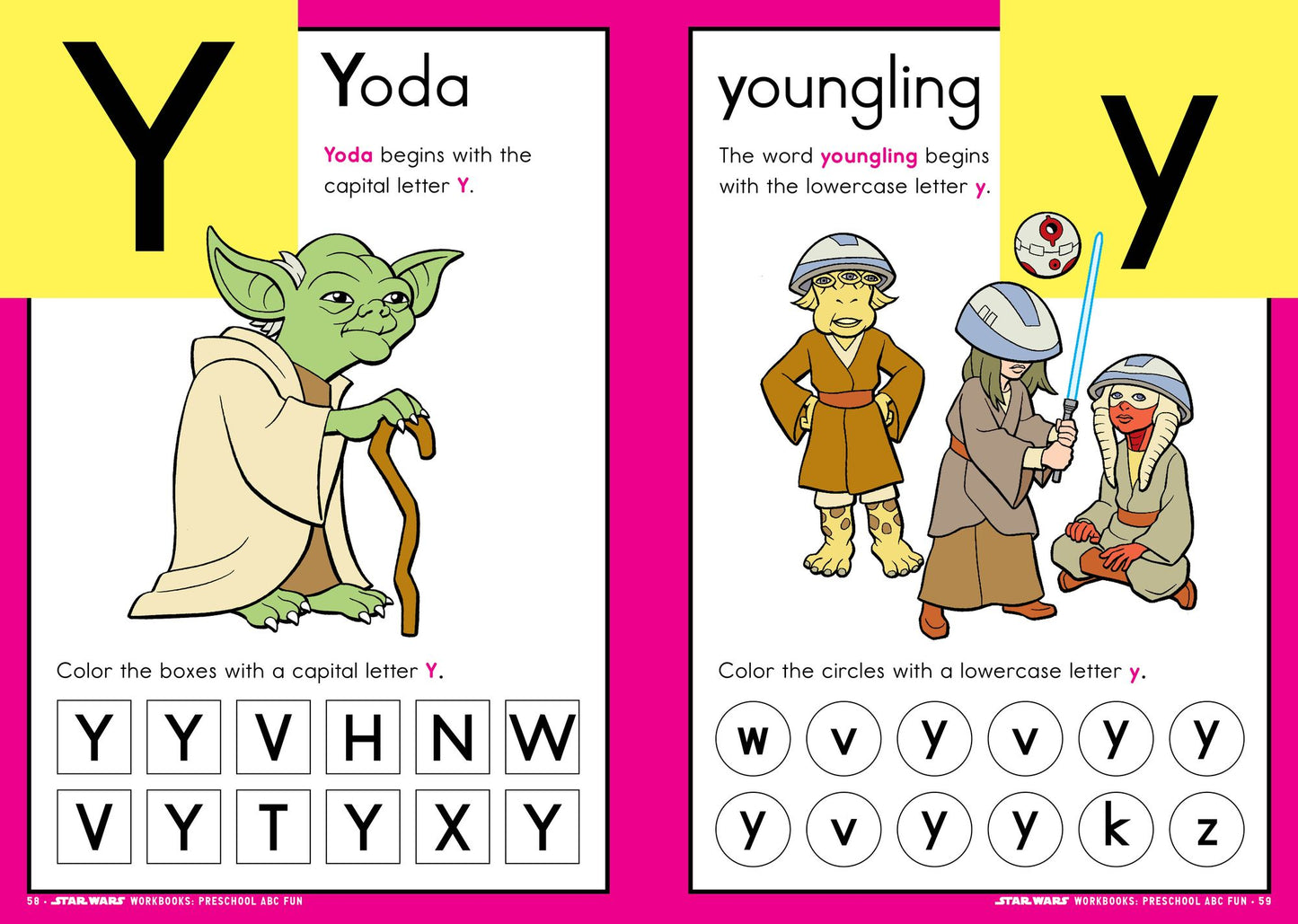 Star Wars Workbook: Preschool ABC Fun!