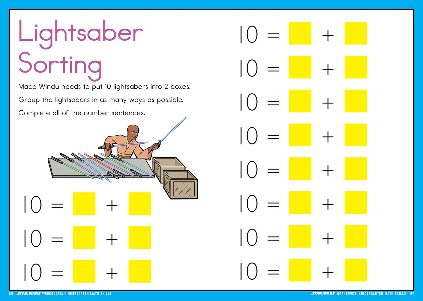 Star Wars Workbook: Kindergarten Math!