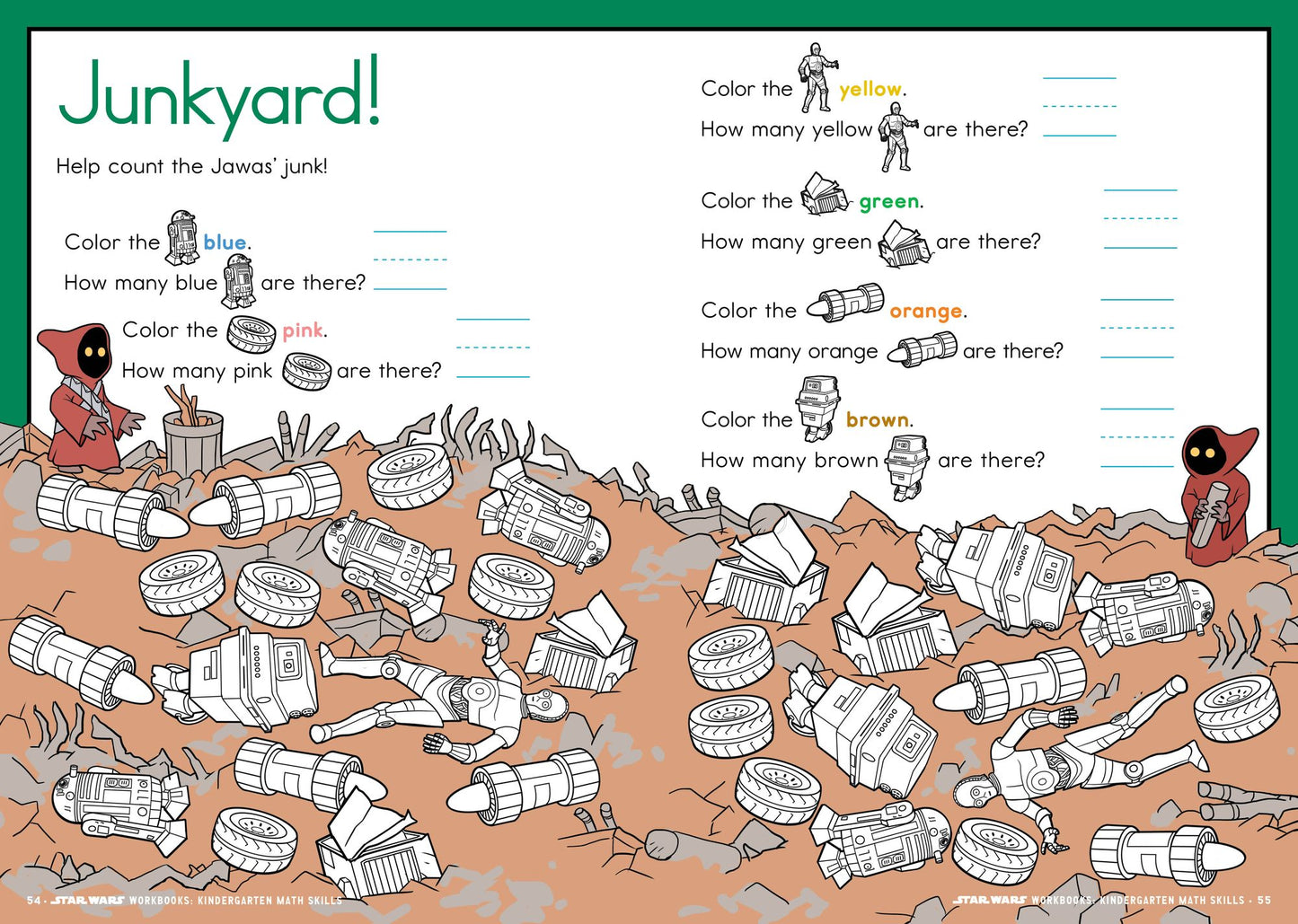Star Wars Workbook: Kindergarten Math!
