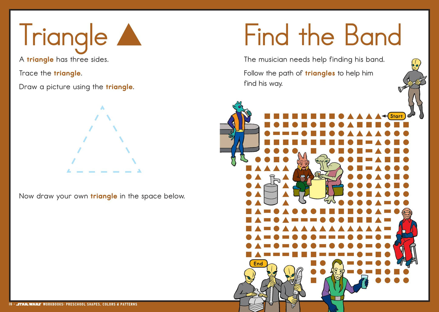 Star Wars Workbook: Shapes, Colors and Patterns