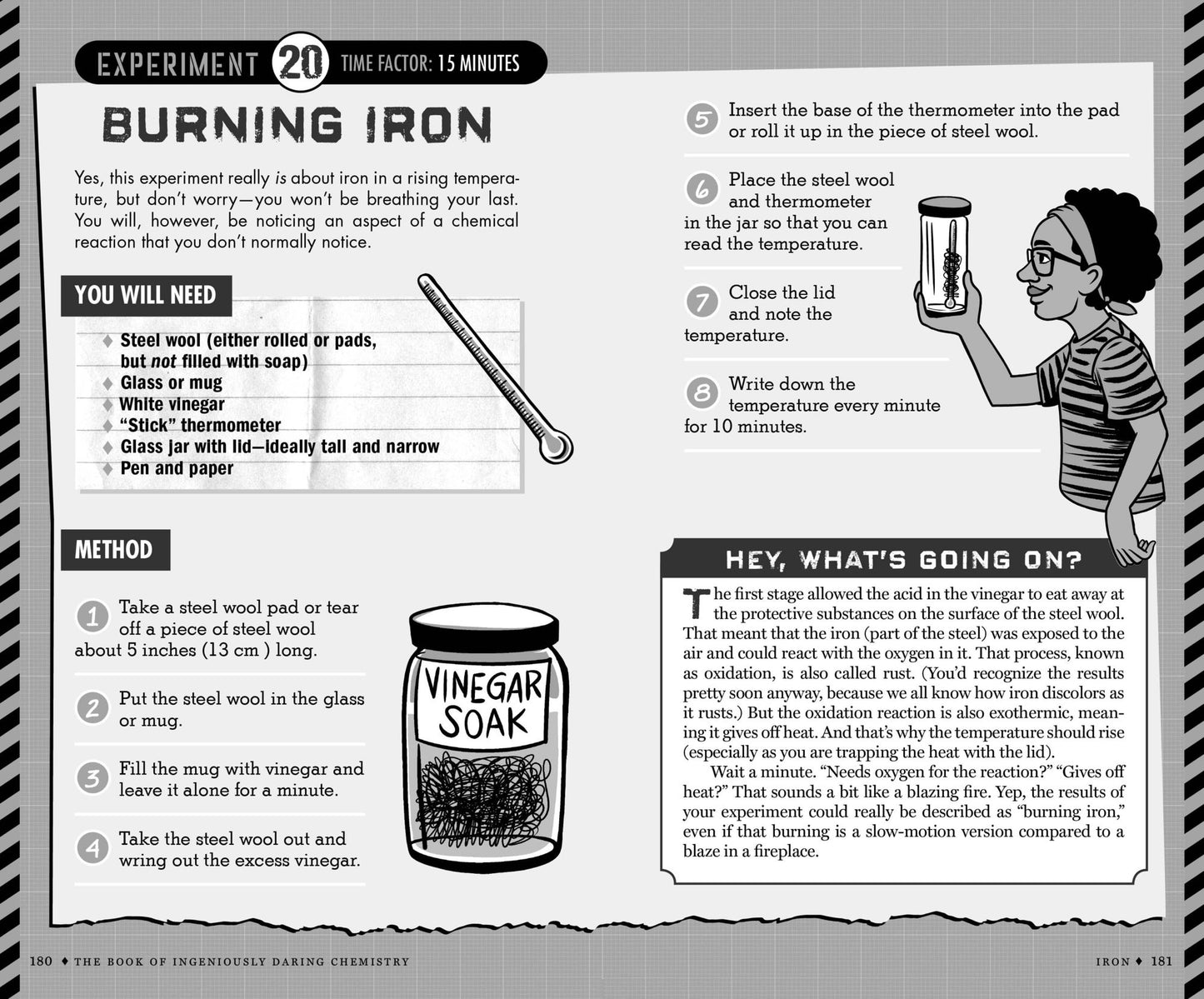 The Book of Ingeniously Daring Chemistry: 24 Experiments for Young Scientists