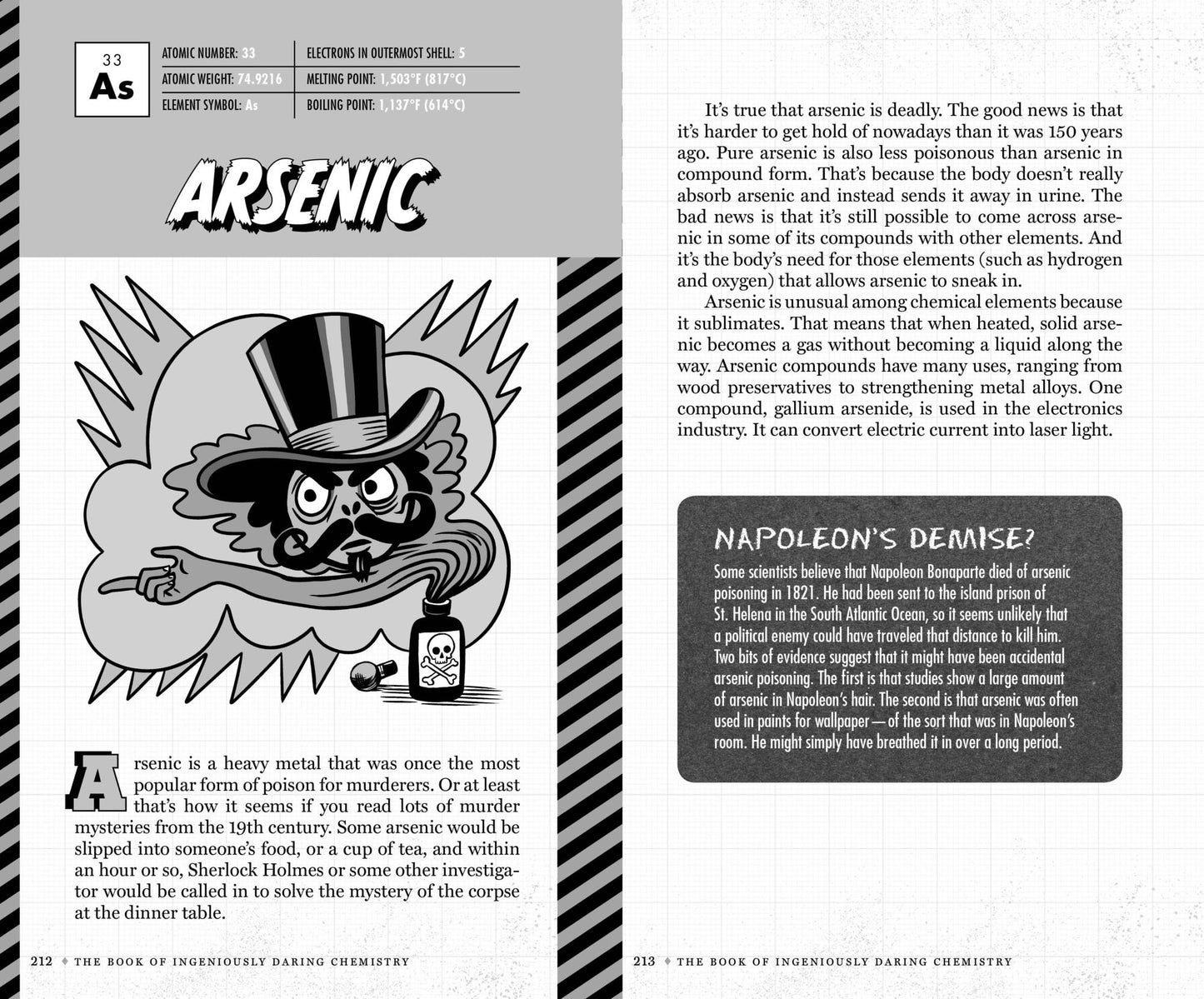 The Book of Ingeniously Daring Chemistry: 24 Experiments for Young Scientists