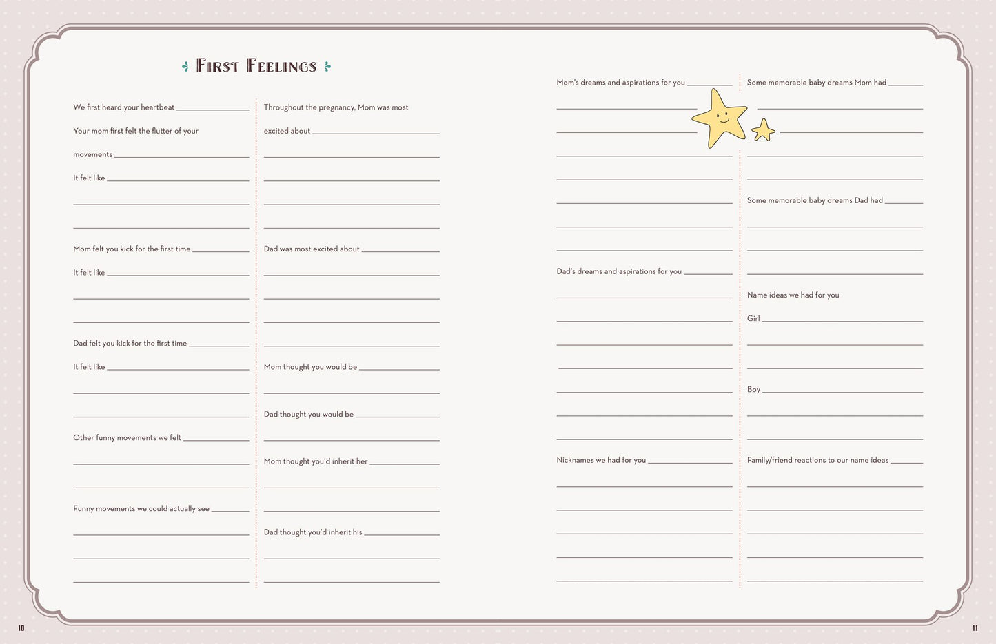 The Baby Keepsake Book and Planner