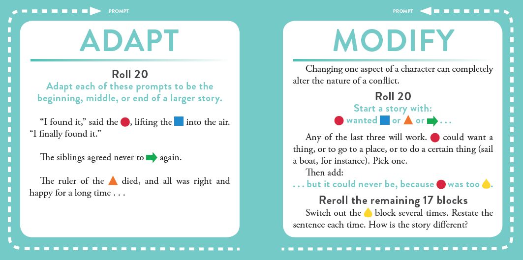 How to Tell a Story: 1 Book + 20 Story Blocks = A Million Adventures