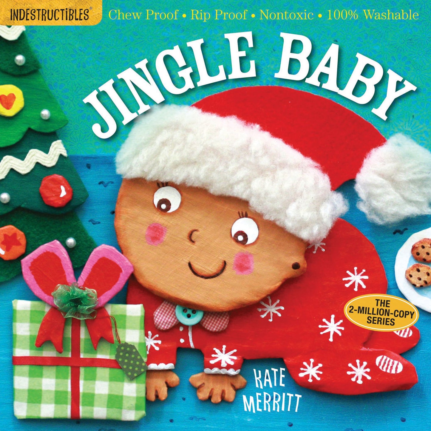 Indestructibles: Jingle Baby (baby's first Christmas book): Chew Proof * Rip Proof * Nontoxic * 100% Washable (Book for Babies, Newborn Books, Safe to Chew)