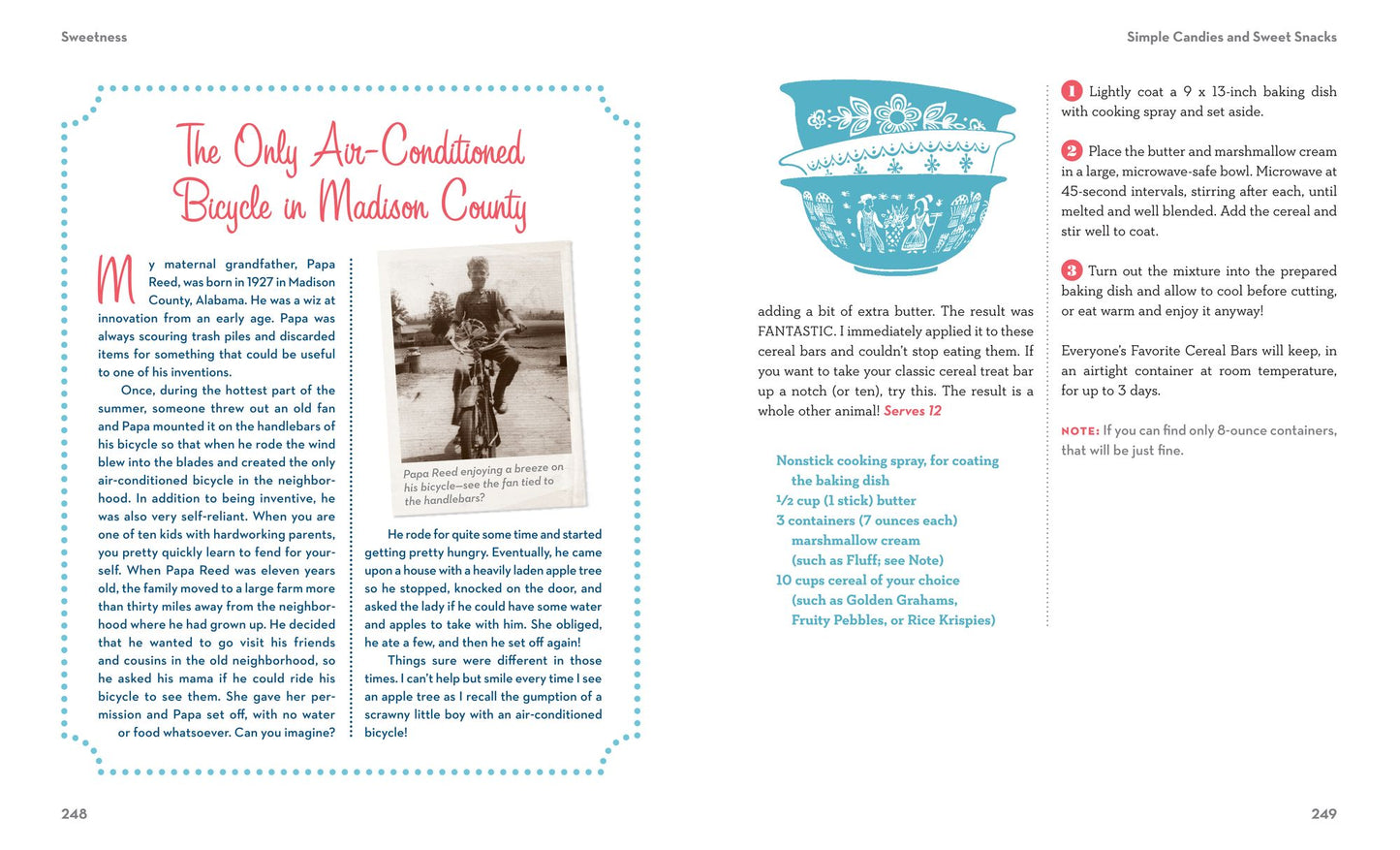 Sweetness: Southern Recipes to Celebrate the Warmth, the Love, and the Blessings of a Full Life