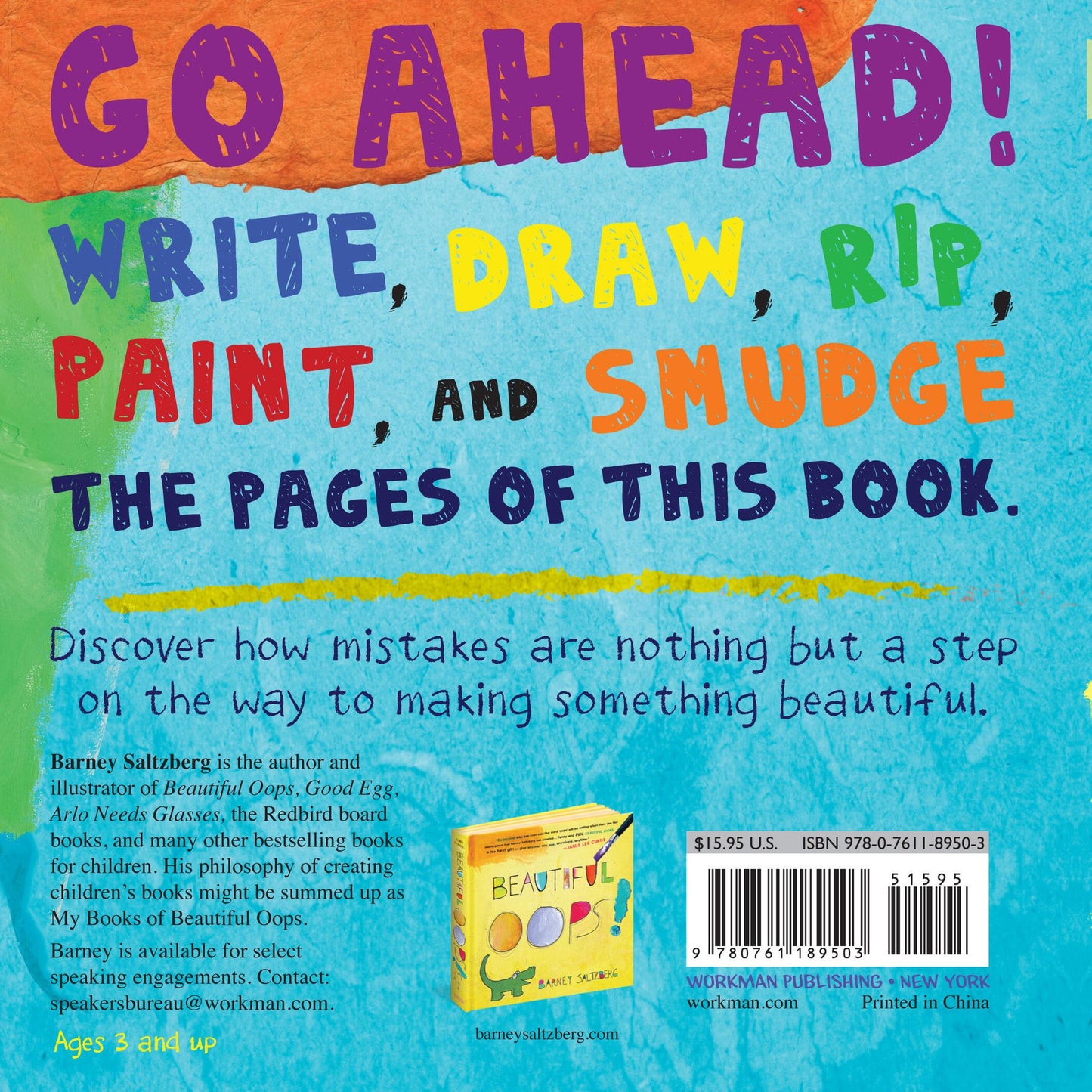 My Book of Beautiful Oops!: A Scribble It, Smear It, Fold It, Tear It Journal for Young Artists