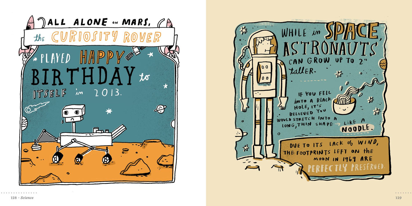 Random Illustrated Facts: A Collection of Curious, Weird, and Totally Not Boring Things to Know