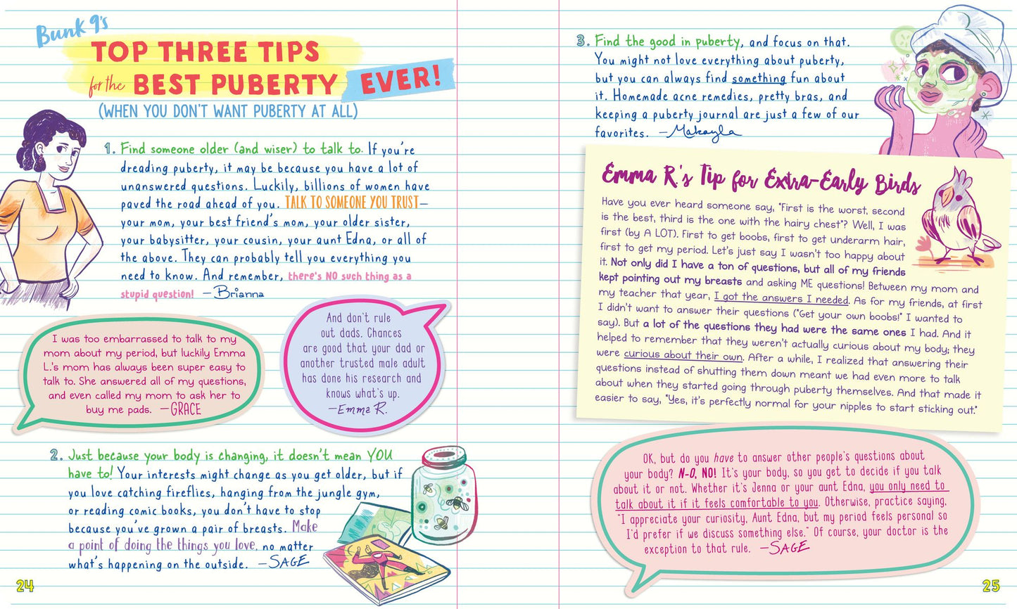 Bunk 9's Guide to Growing Up: Secrets, Tips, and Expert Advice on the Good, the Bad, and the Awkward